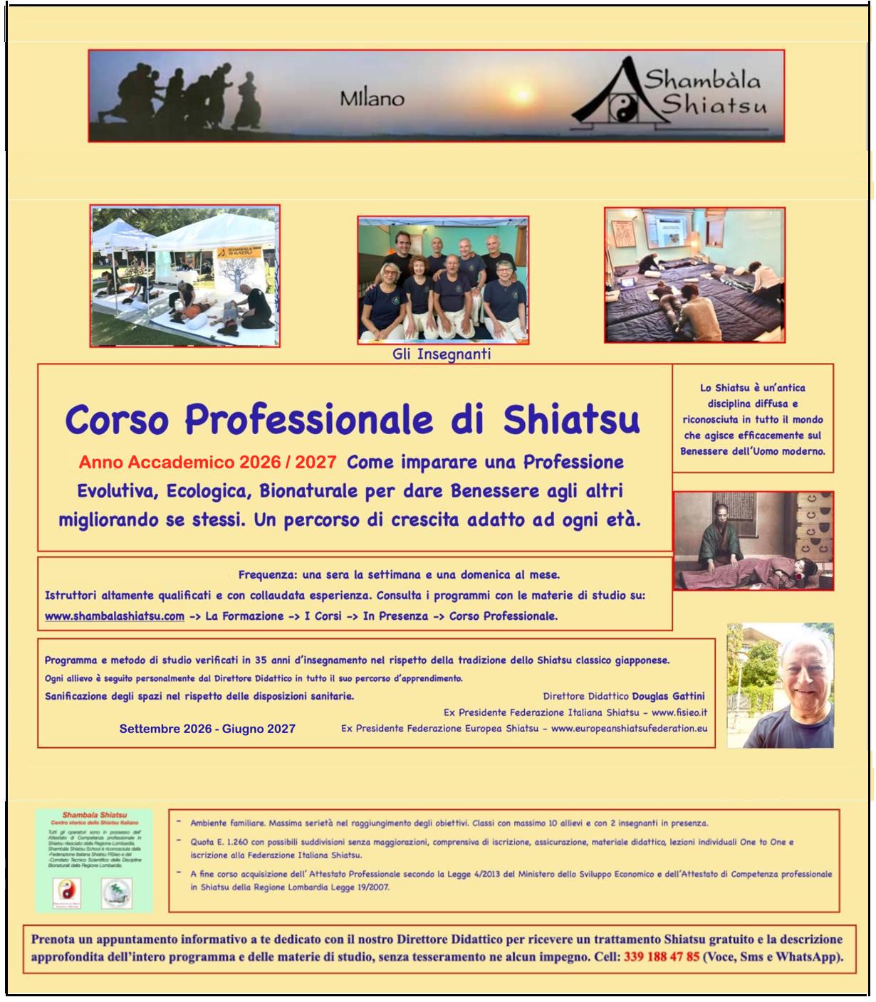 SHAMBALA CORSO PROFESSIONALE 26-27